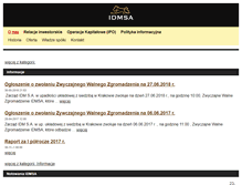 Tablet Screenshot of idmsa.pl